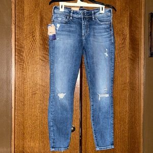 Silver Jeans Mazy Distressed Ankle Skinny Size 30